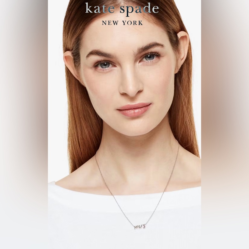 Kate Spade "Say Yes Mrs.                                                Necklace